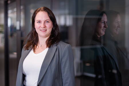 Samanta Egger, Junior-Projektleiterin, Lehrlingsausbildung